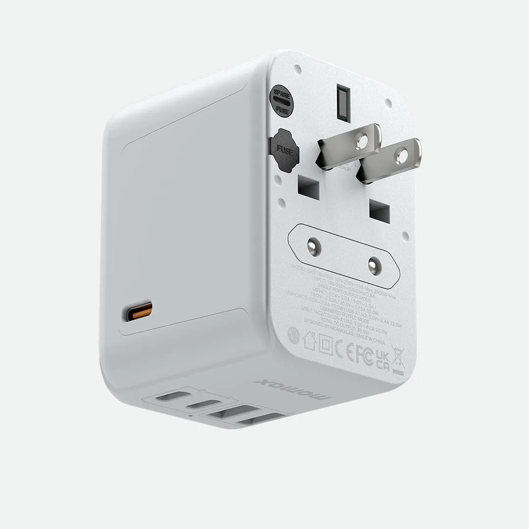 1-World PD 5 Port Travel  Adapter 35W