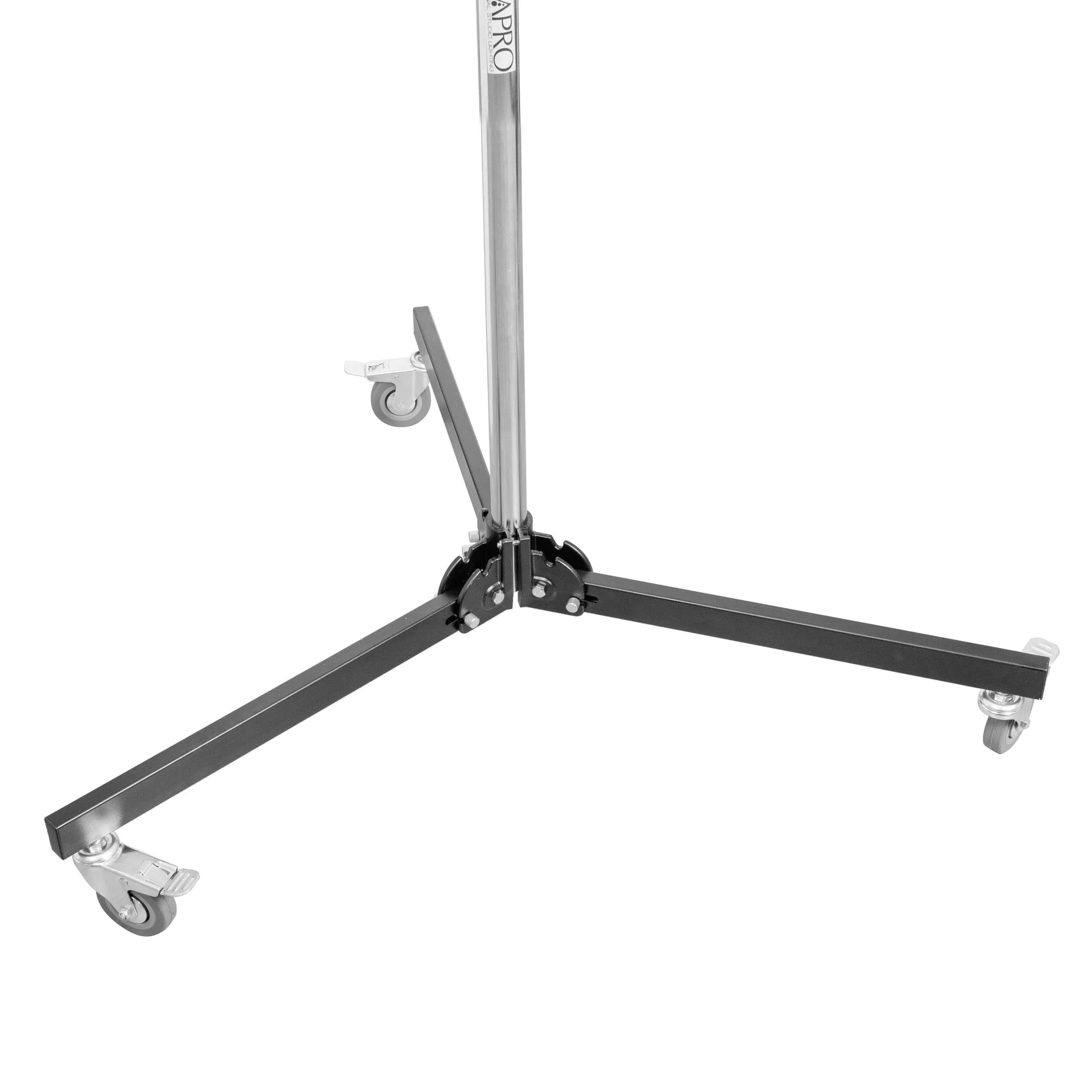 225cm Wheeled Column Light Stand with Adjustable Grip Handle Support (Including 1 handle)