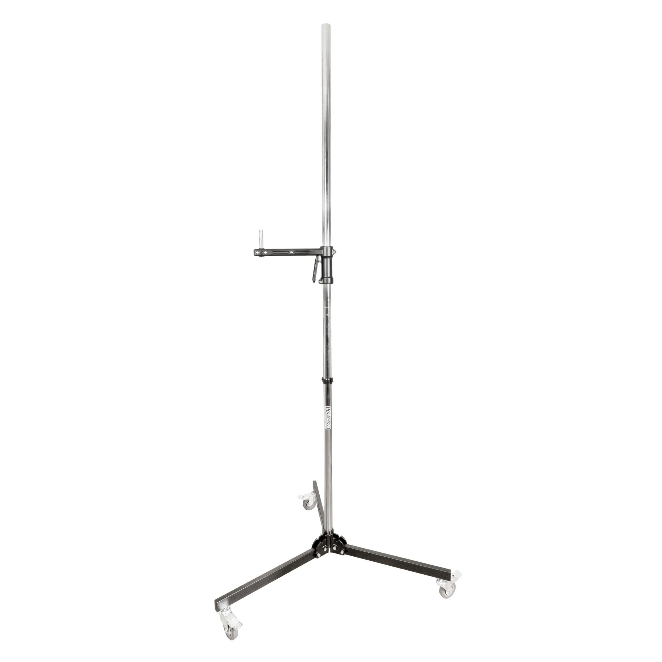 225cm Wheeled Column Light Stand with Adjustable Grip Handle Support (Including 1 handle)