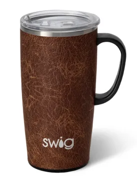 22oz Travel Mug- Leather