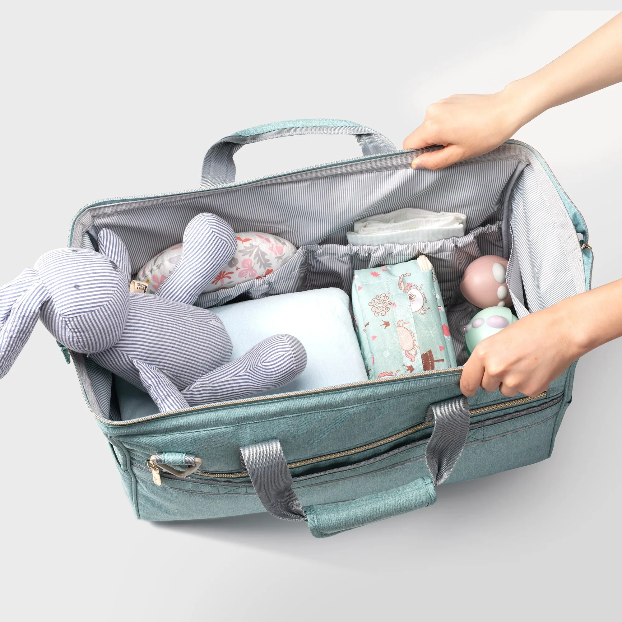 3 in 1 Diaper Travel Tote Bag