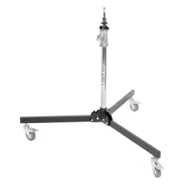 83-125cm Wheeled Folded Tube Stand Low Boy Roller Stand