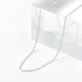 925 Sterling Silver Cable Chain  Necklace