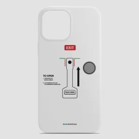 Durable A320 Airplane Door-Themed Phone Case - Perfect Gift for Aviation Enthusiasts