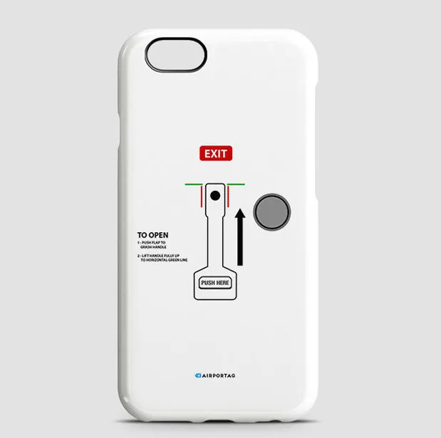 Durable A320 Airplane Door-Themed Phone Case - Perfect Gift for Aviation Enthusiasts