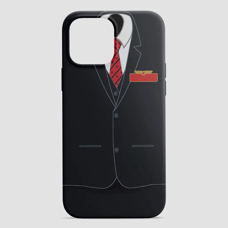 AC Male Cabin Crew Uniform - Phone Case