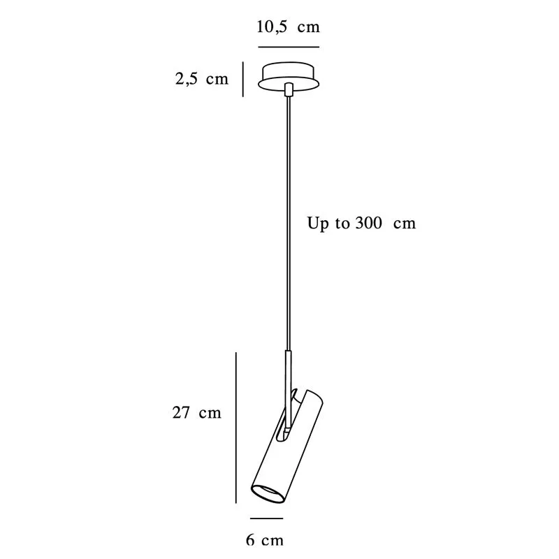 Adjustable Tube Pendant Light