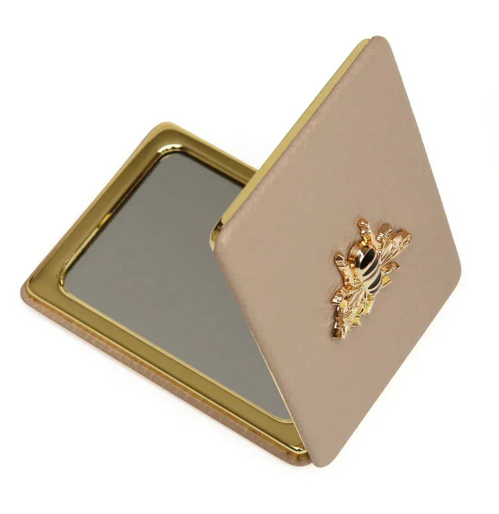 Alice Wheeler Oblong Compact Mirror Stone