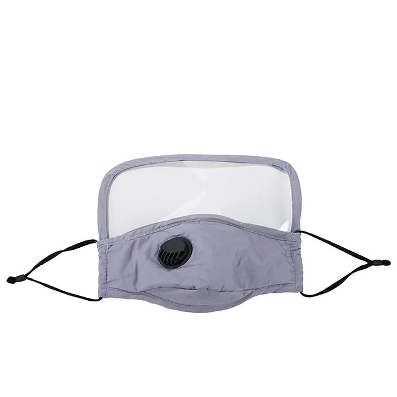 All-in-one cotton mask with breath valve