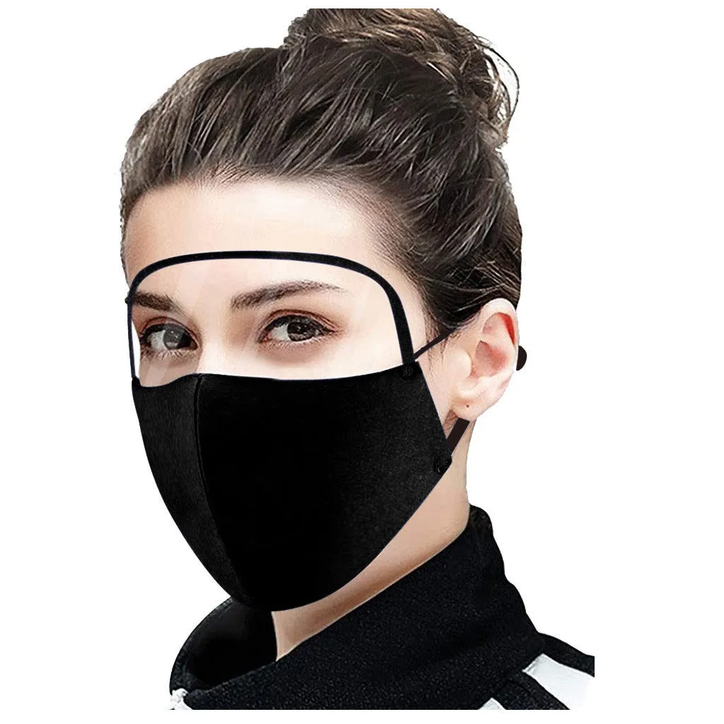 All-in-one cotton mask with breath valve