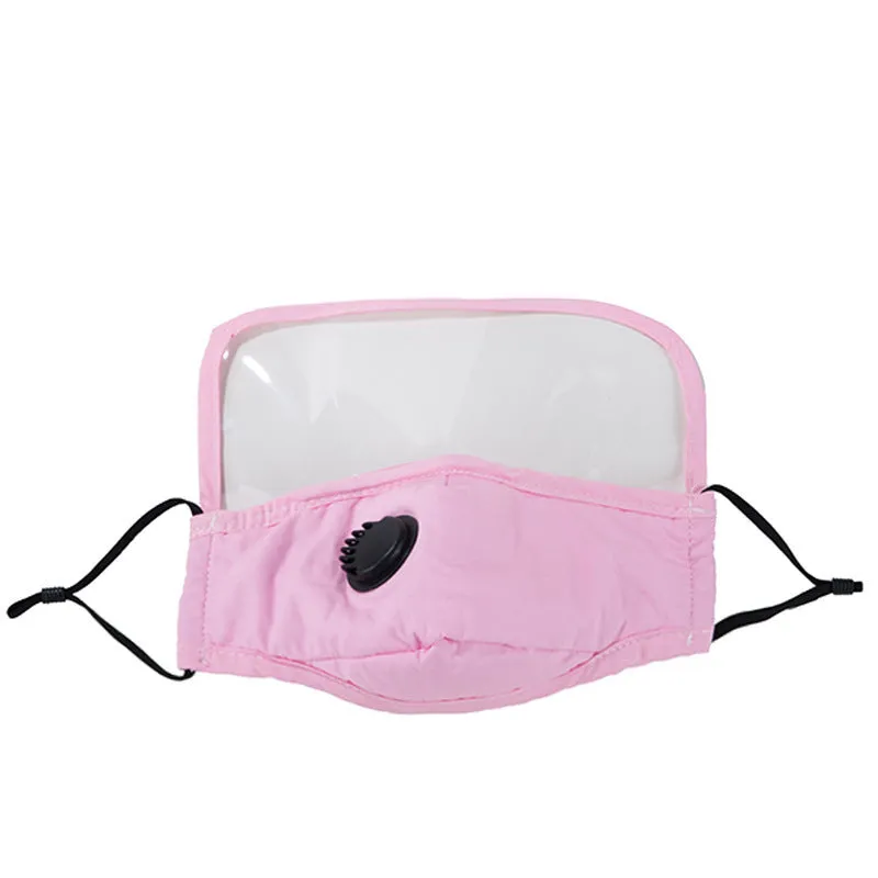 All-in-one cotton mask with breath valve