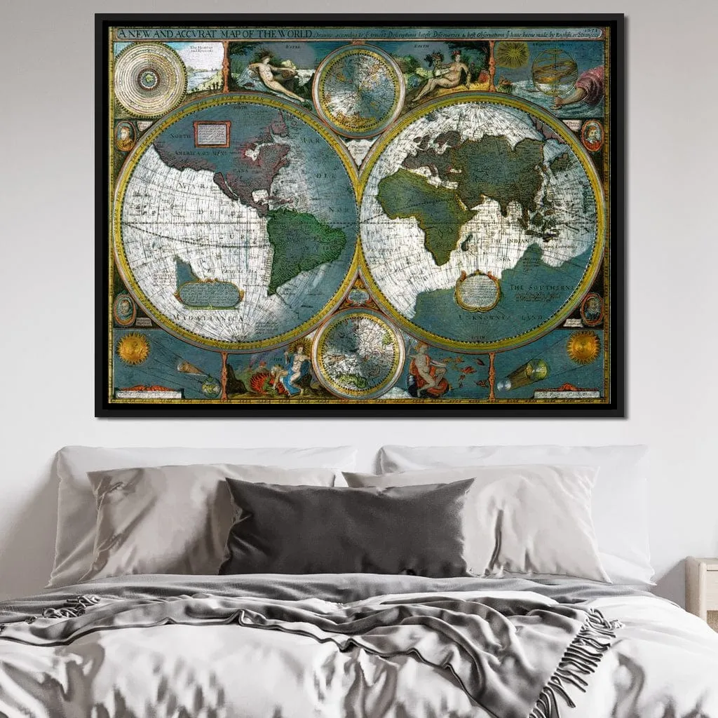 Ancient Historical Map of the World