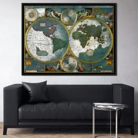 Ancient Historical Map of the World