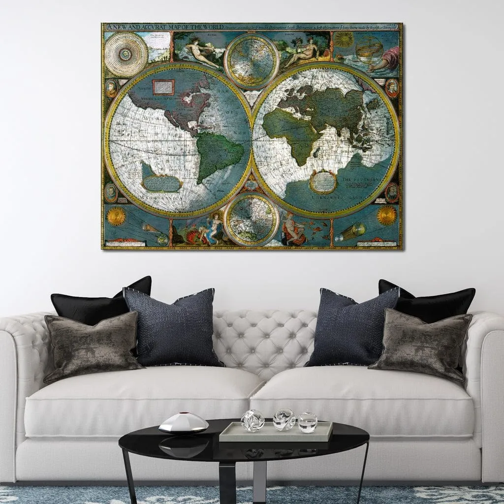 Ancient Historical Map of the World