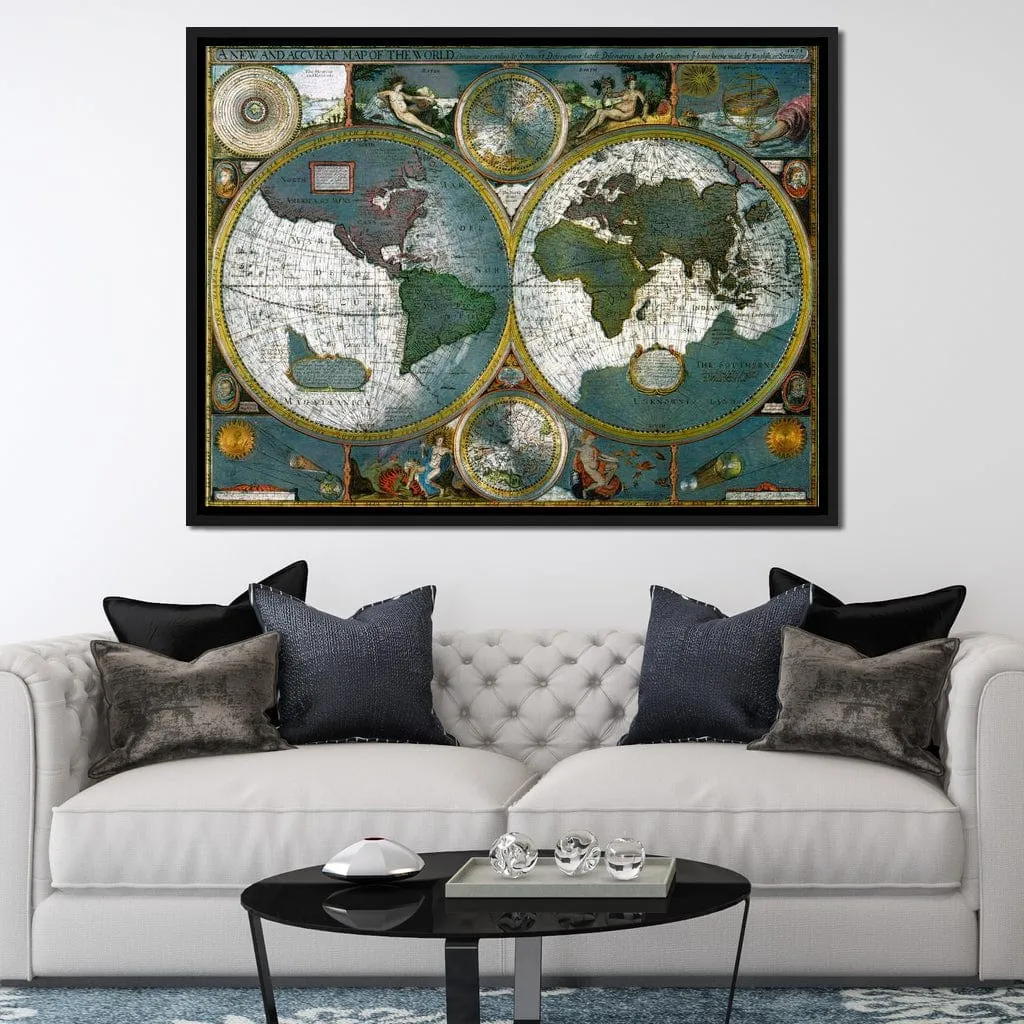 Ancient Historical Map of the World