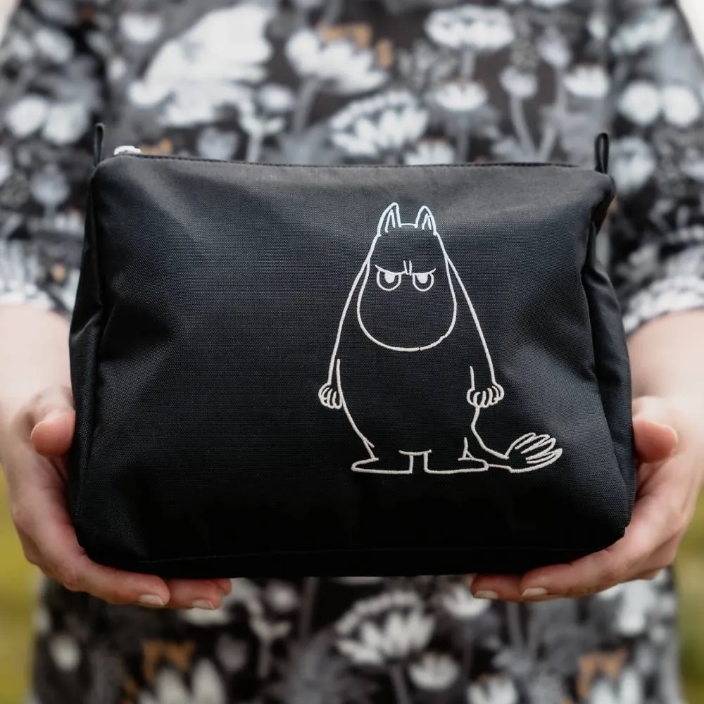 Angry Moomintroll Pouch Black