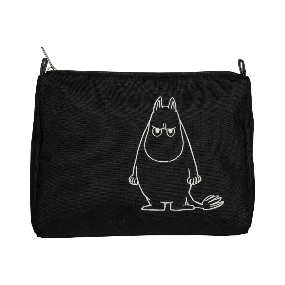 Angry Moomintroll Pouch Black