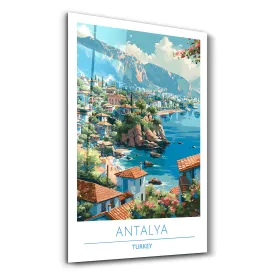 Antalya Turkey-Travel Posters | Glass Wall Art