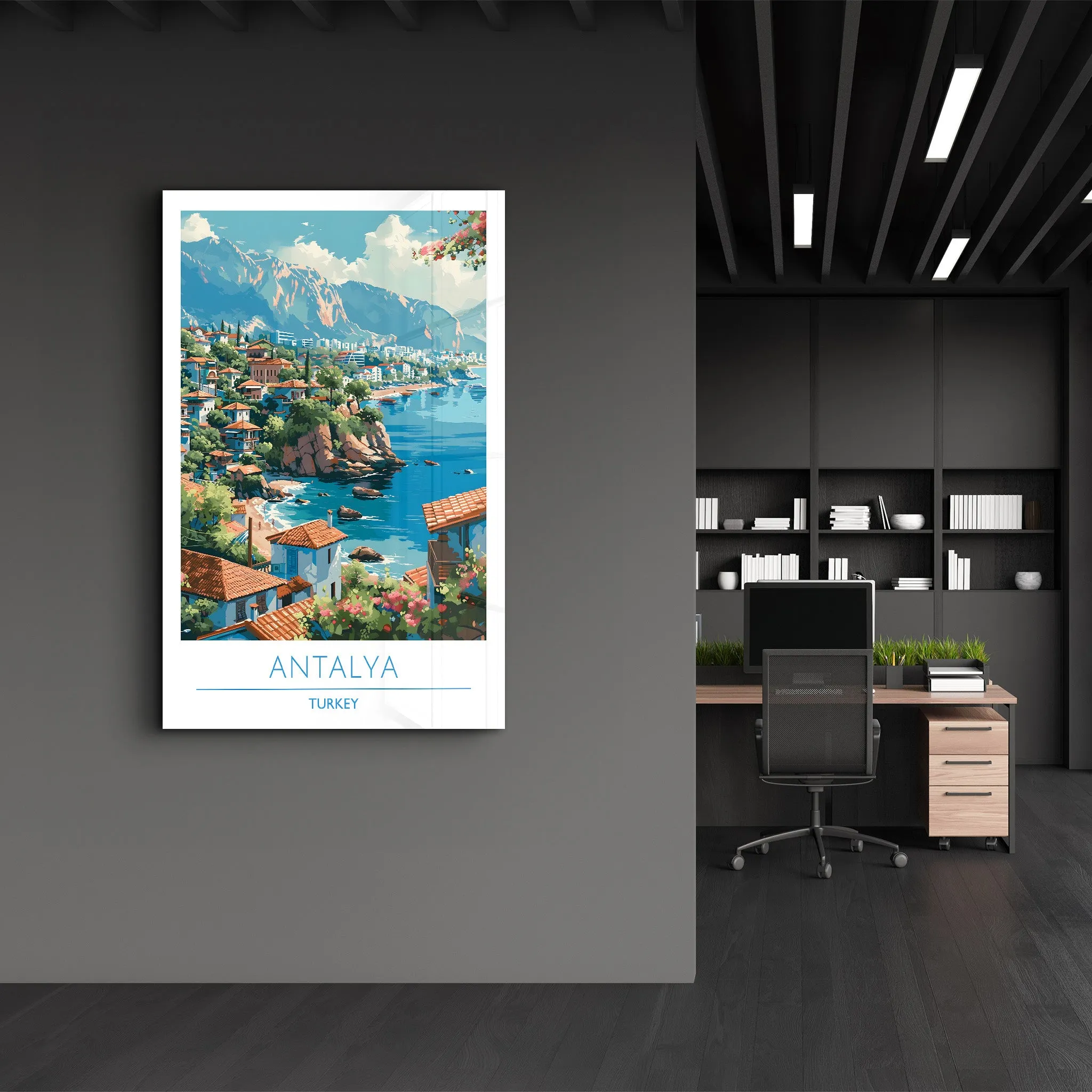 Antalya Turkey-Travel Posters | Glass Wall Art