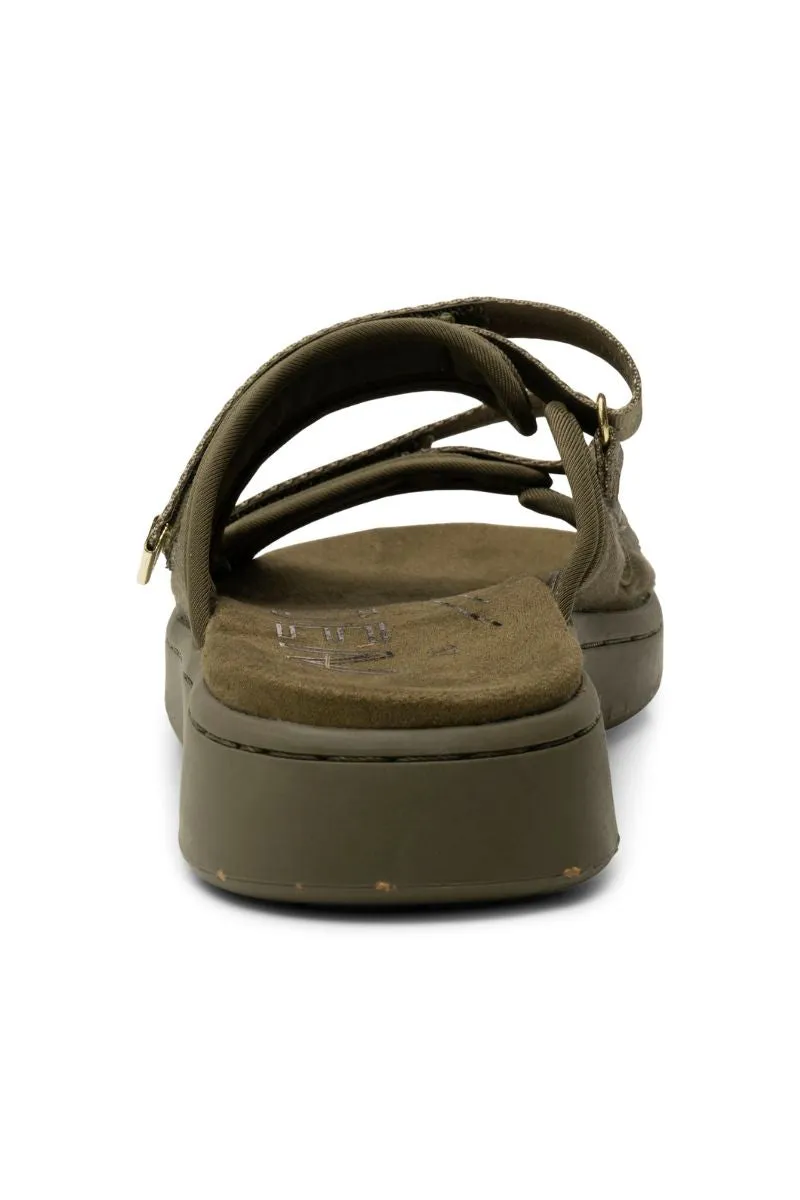 Asta Canvas WL952 |  Dark Olive | Sandaler fra Woden