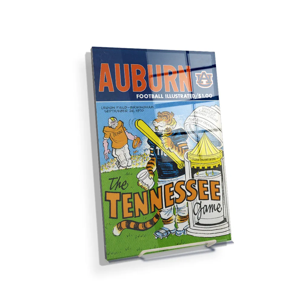 Auburn Tigers - Vintage Auburn Football Illustrated vs Tennessee Official Program Cover