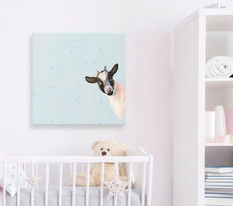 Baby Goat Canvas Wall Art