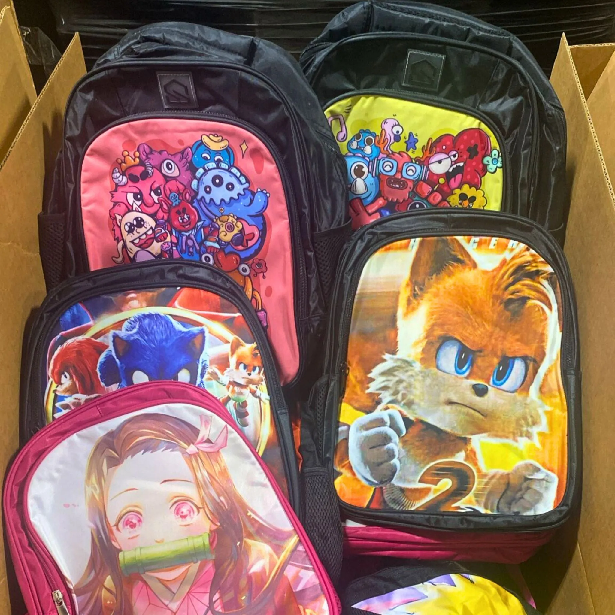 Backpack Assorted Mix for Boys & Girl (50 Pcs Lot)