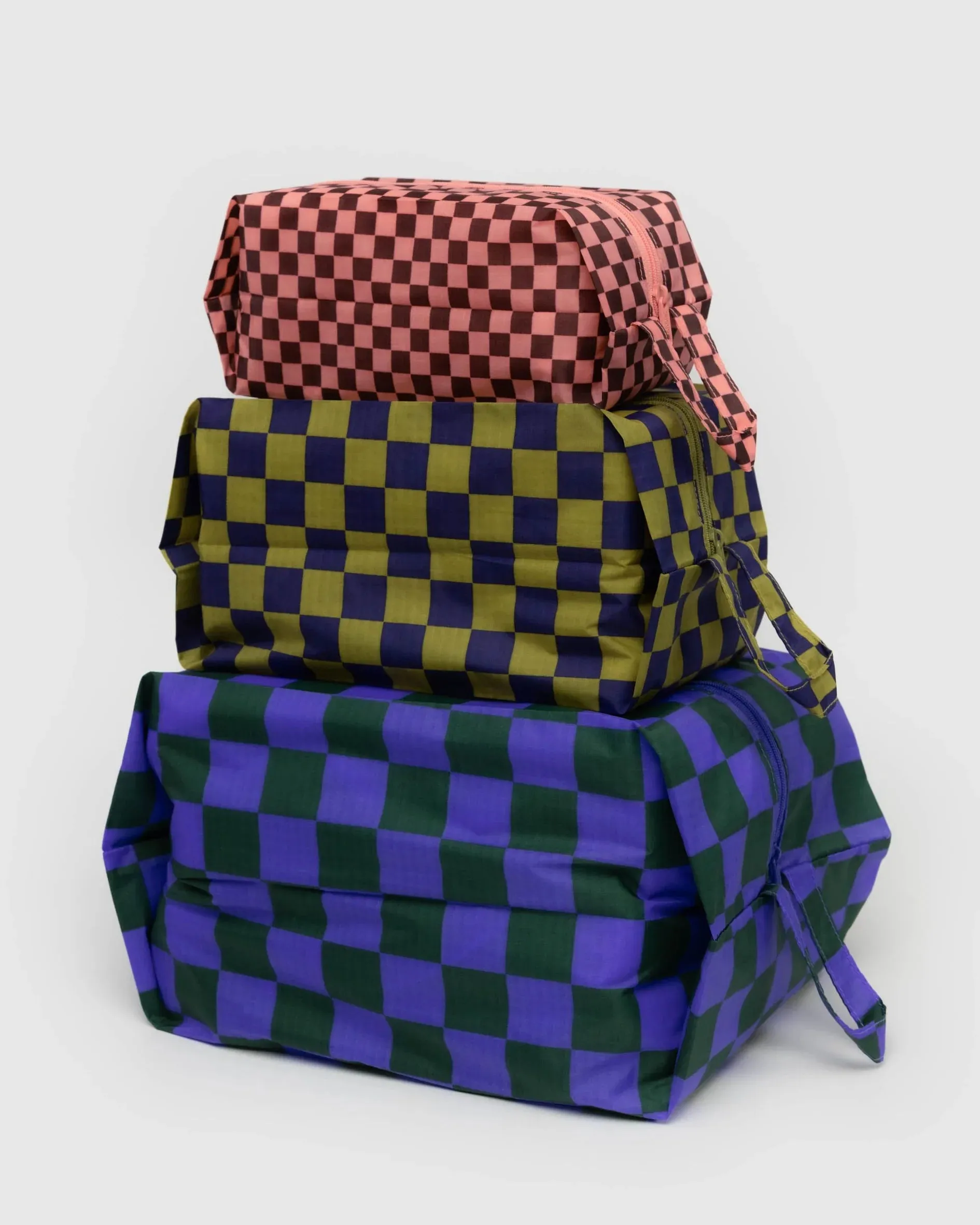 Baggu - 3D Zip Set | Jewel Checks