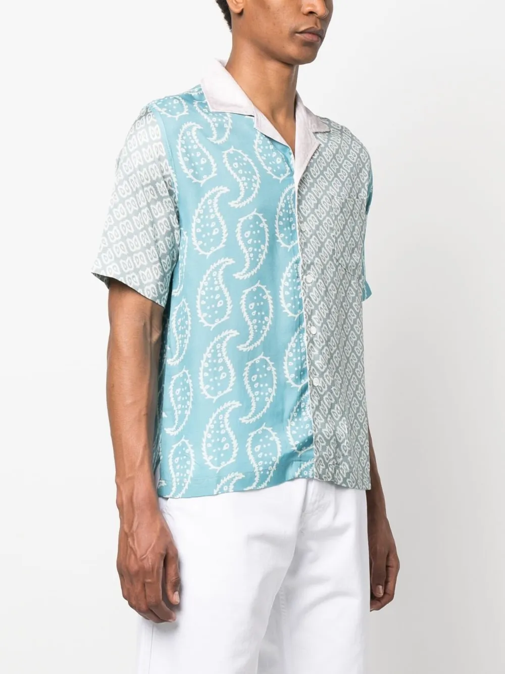 Bandana-Print Short-Sleeved Shirt