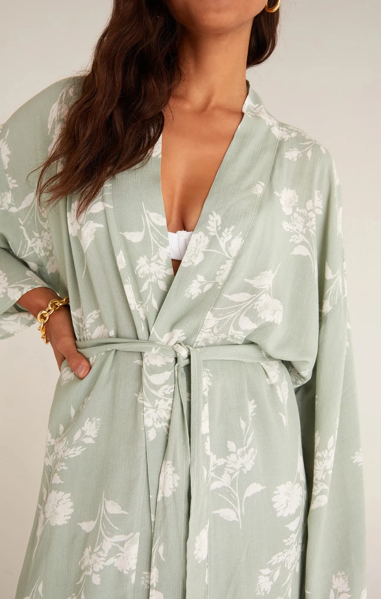 Bed To Beach Floral Kimono