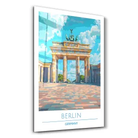 Berlin Germany-Travel Posters | Glass Wall Art