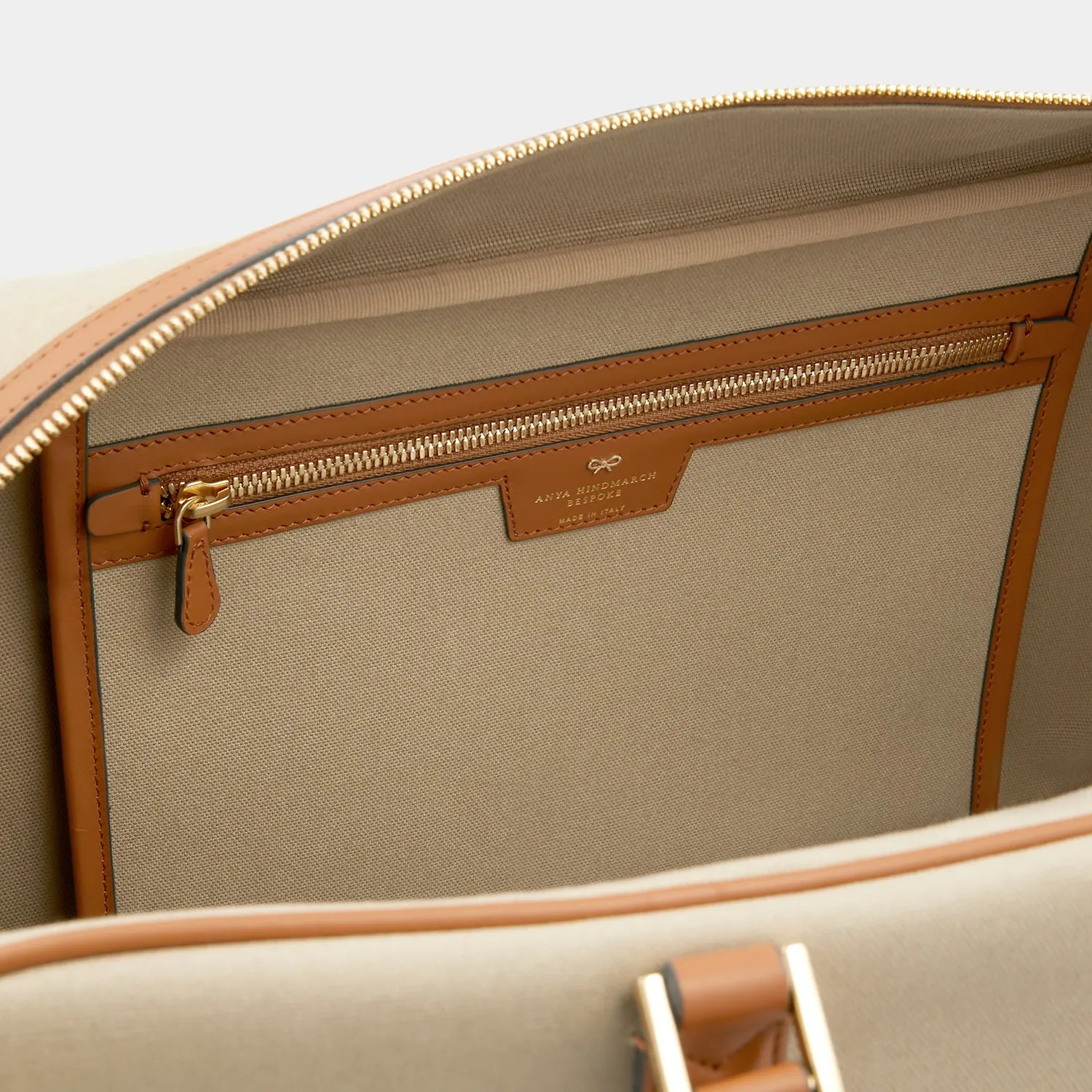 Customizable Luxury Leather Walton Latimer Weekend Travel Bag