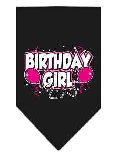 Birthday Girl Screen Print Bandana in Many Colors