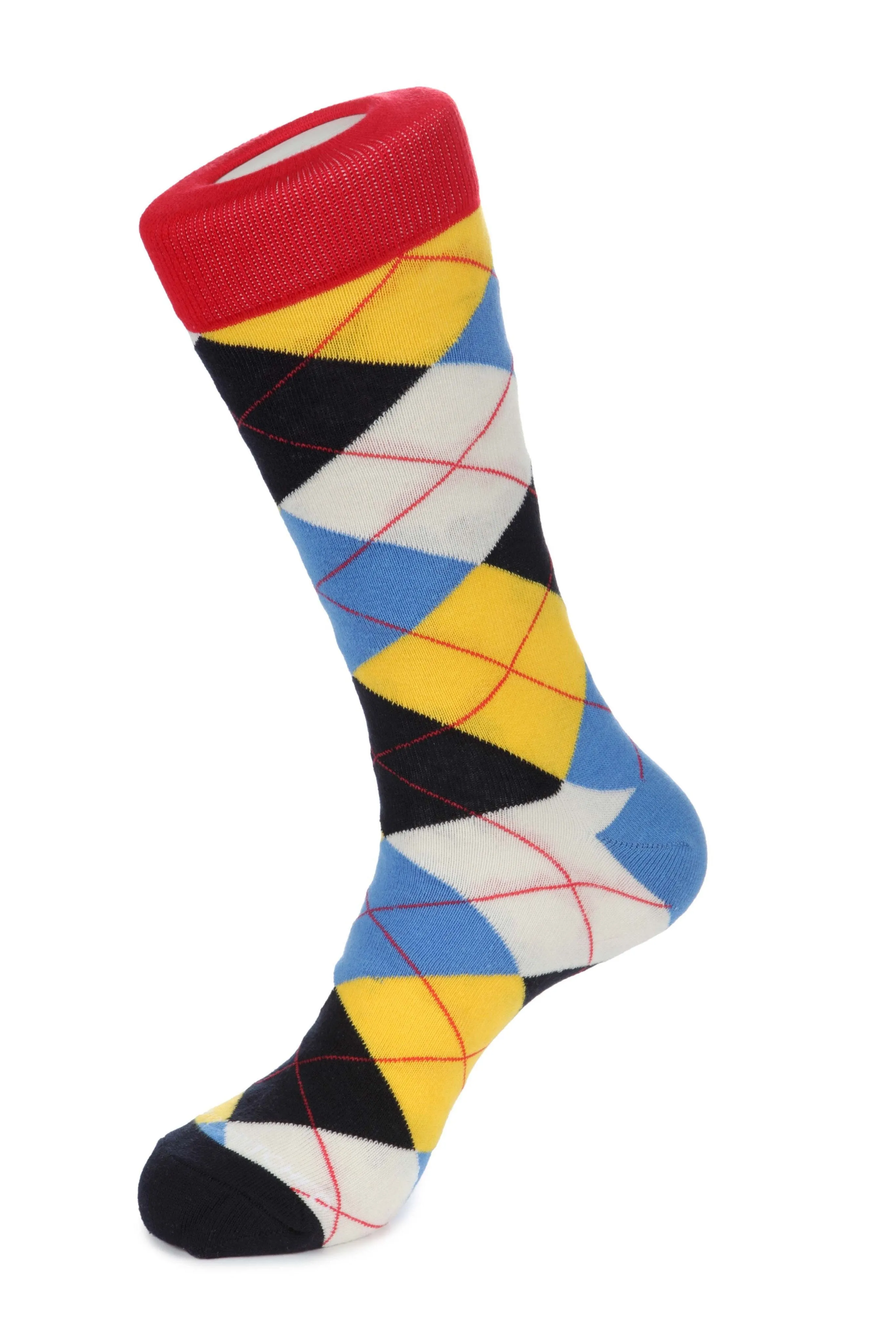 Blazing Sky Argyle Sock