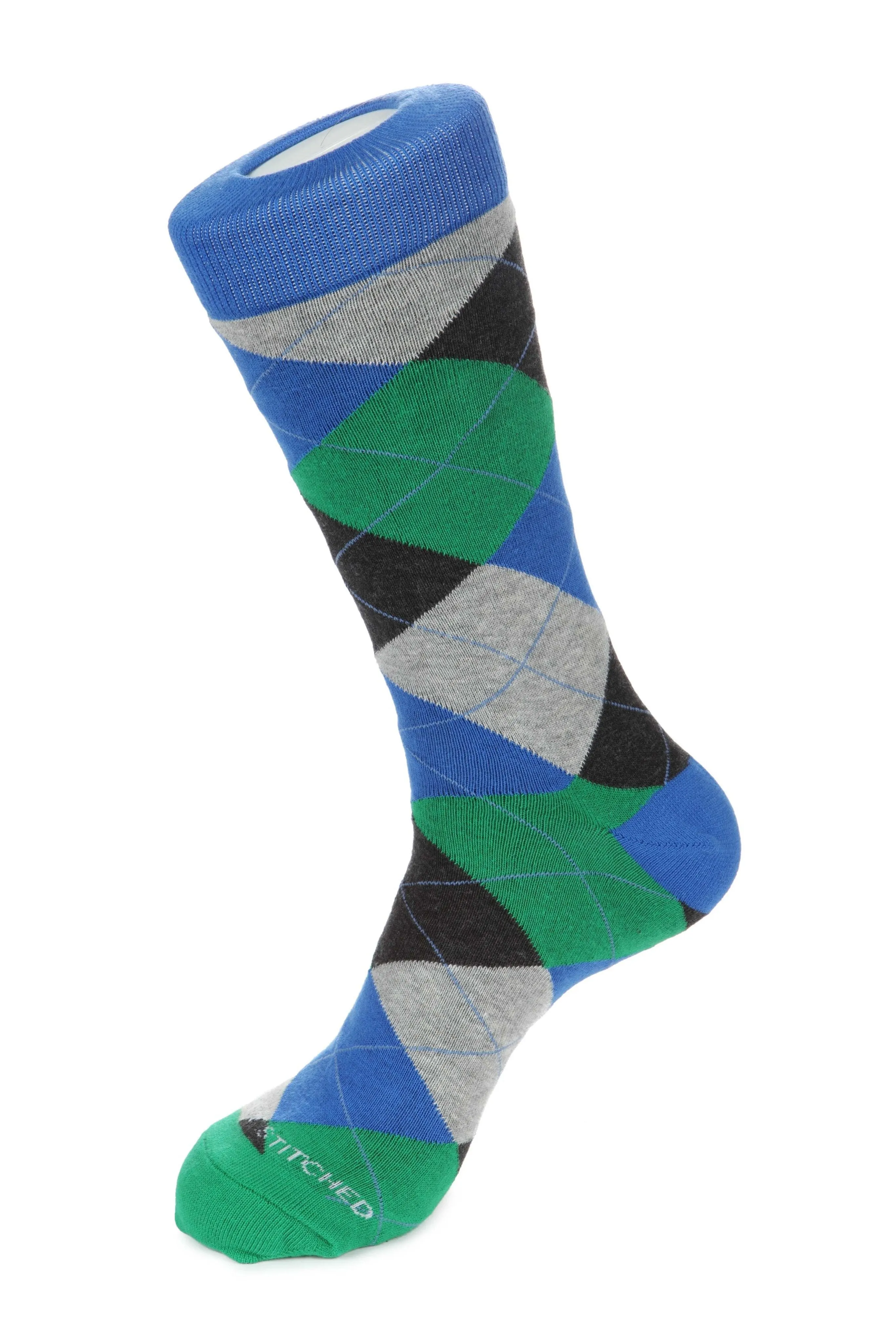 Blazing Sky Argyle Sock