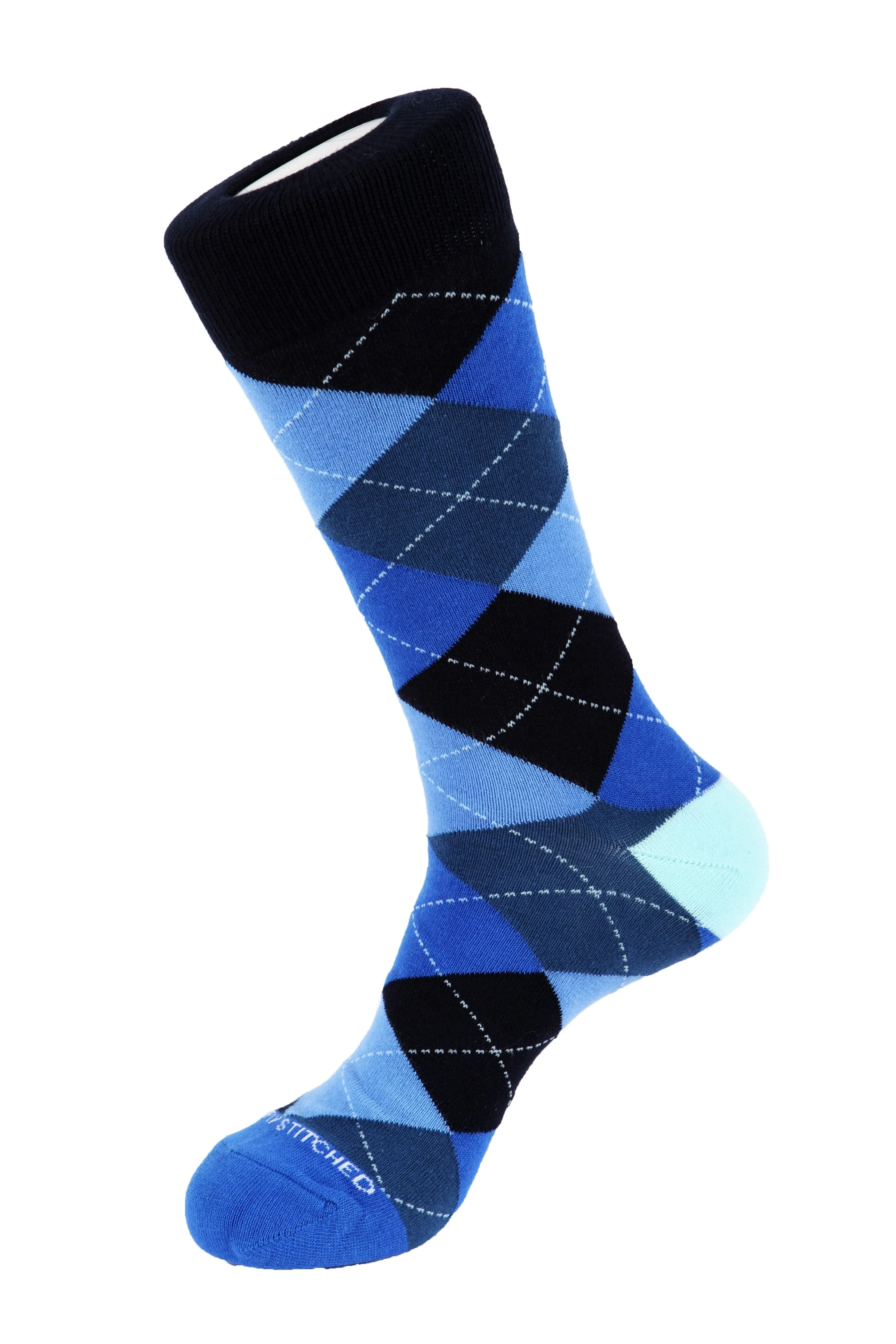 Blazing Sky Argyle Sock