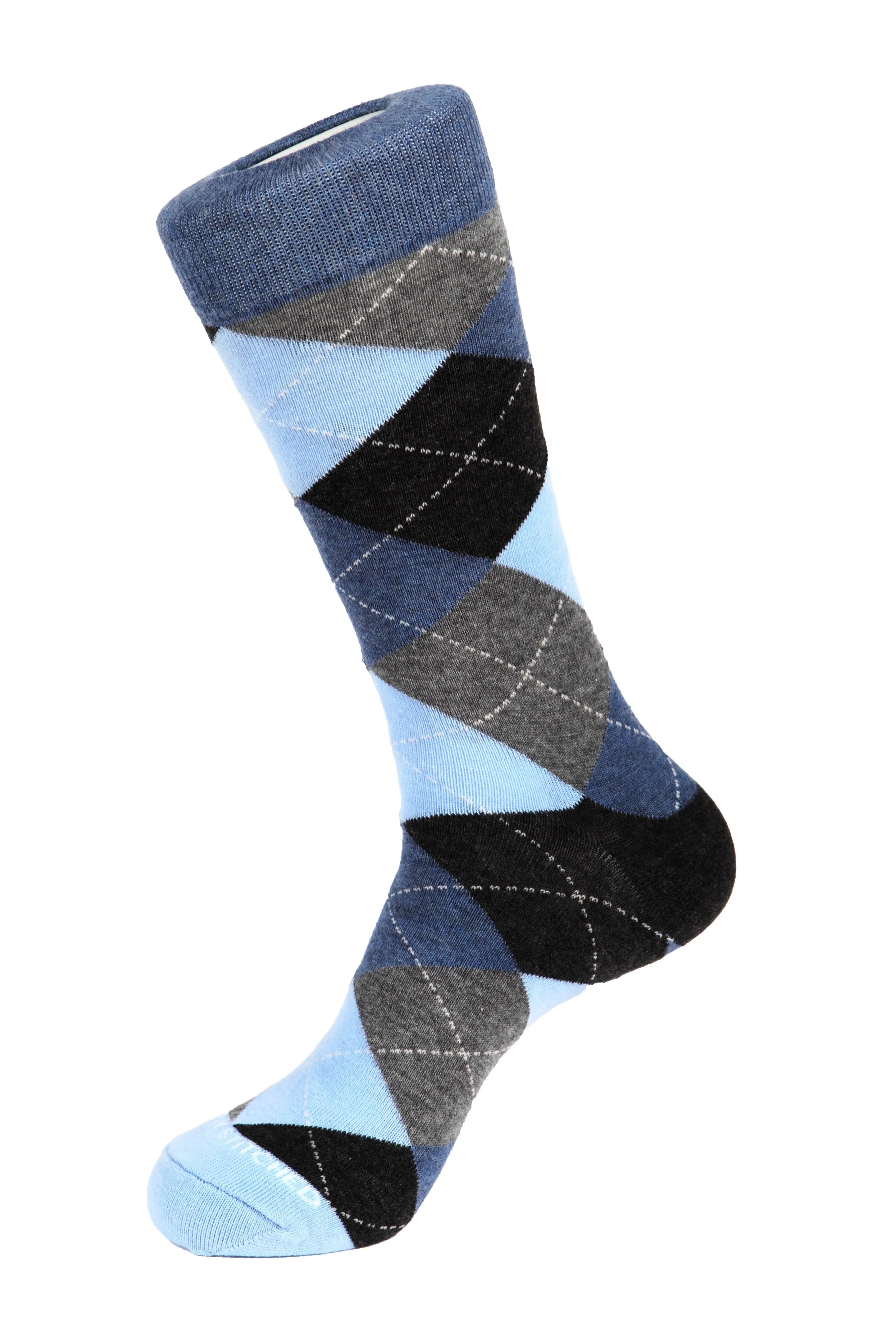 Blazing Sky Argyle Sock