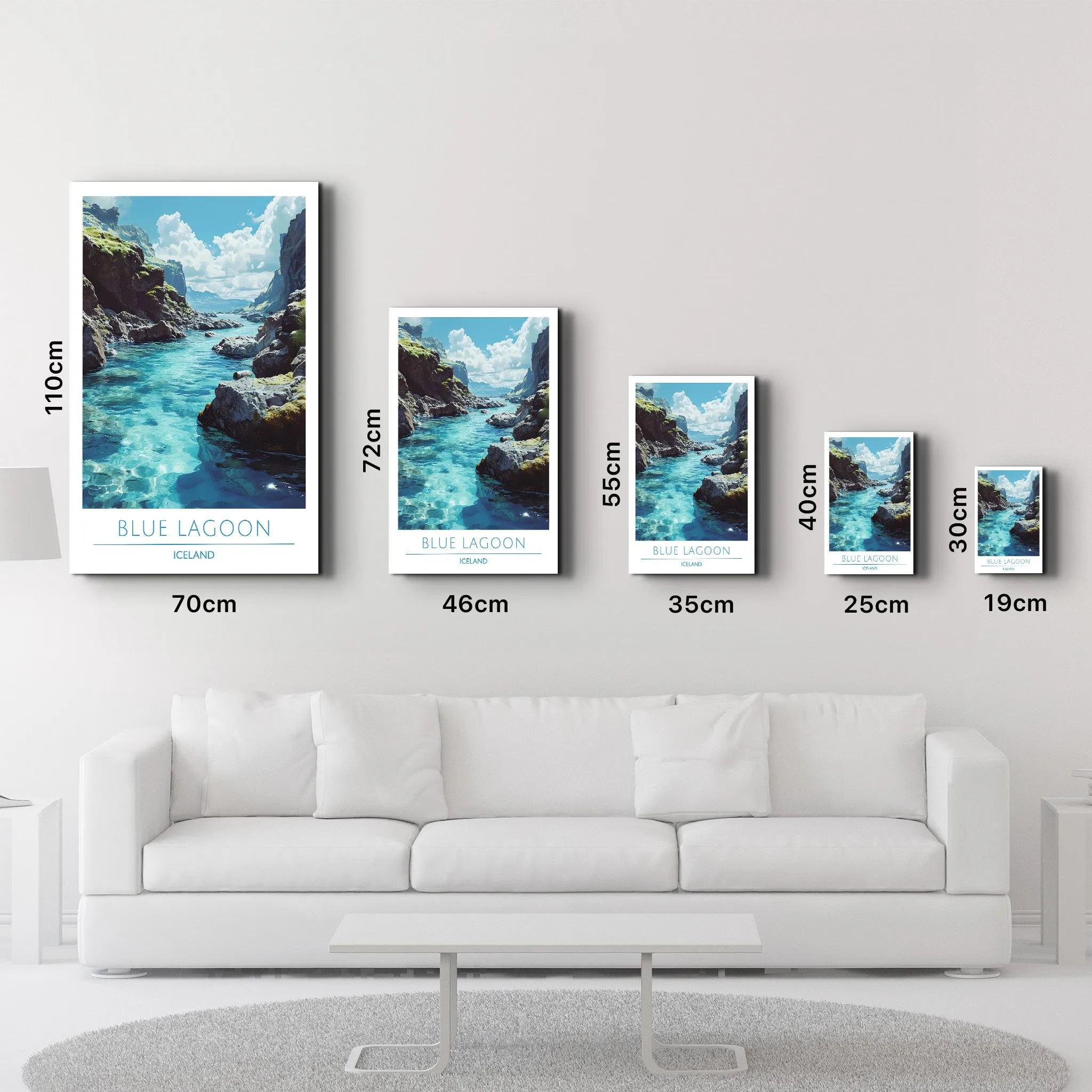 Blue Lagoon Iceland-Travel Posters | Glass Wall Art