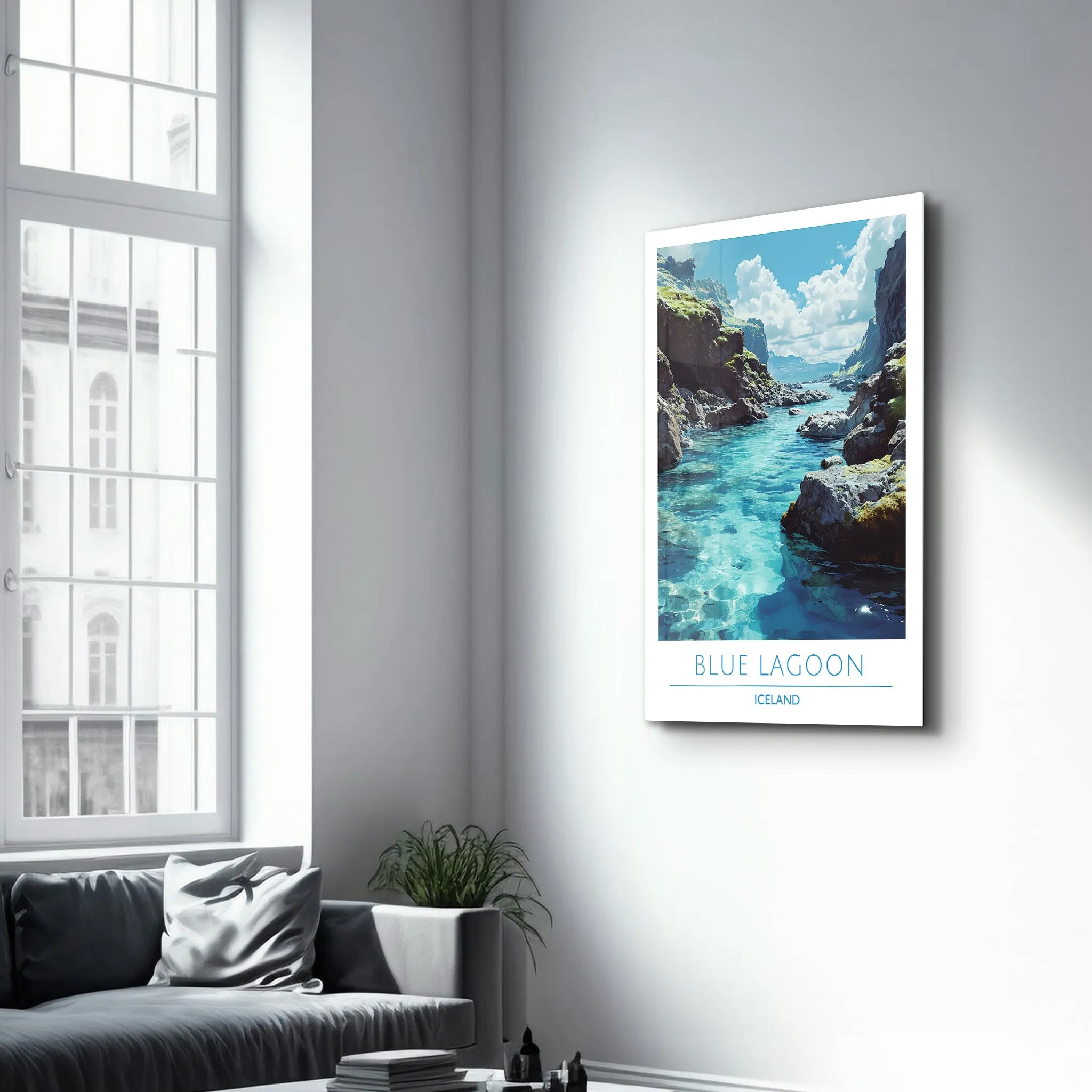 Blue Lagoon Iceland-Travel Posters | Glass Wall Art