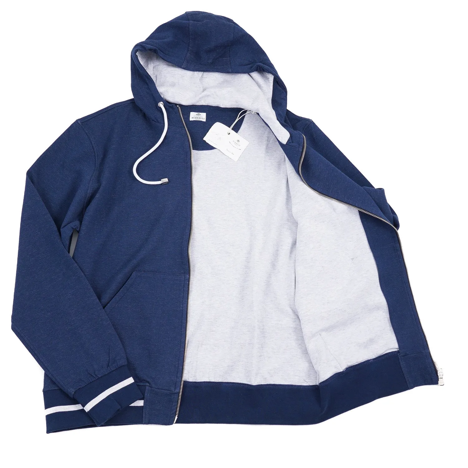 Borrelli Slim-Fit Hooded Sweatshirt