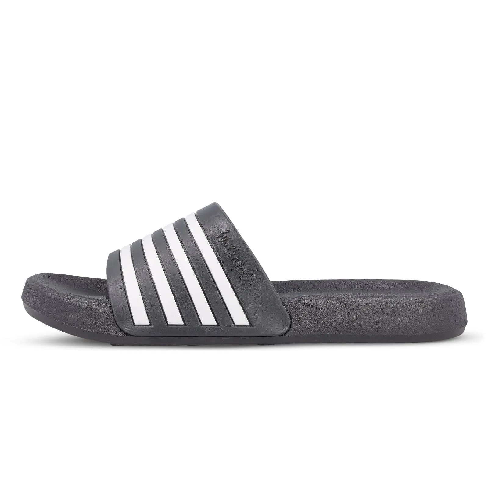 Boy's Flip Flop Sliders  - WC4819 Dark Grey