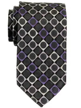 Boy's Tie 23295 Purple/Grey