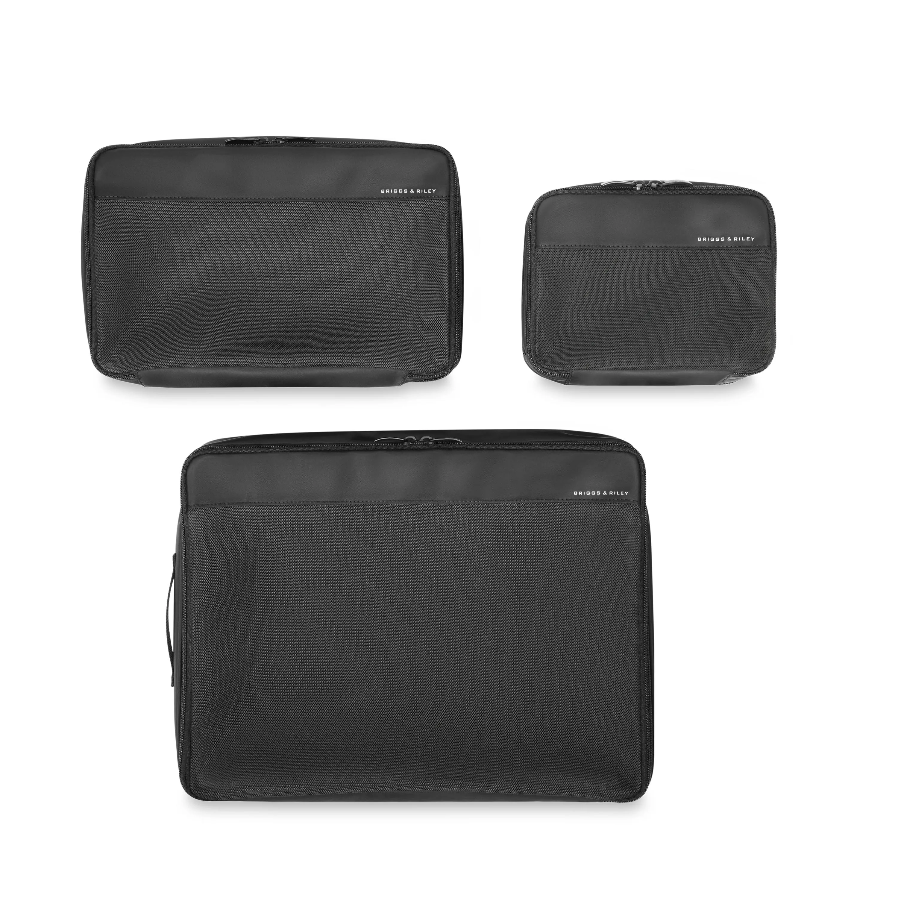 Sure! Here is the optimized title for this e-commerce product: Briggs & Riley Set of Check-In Packing Cubes