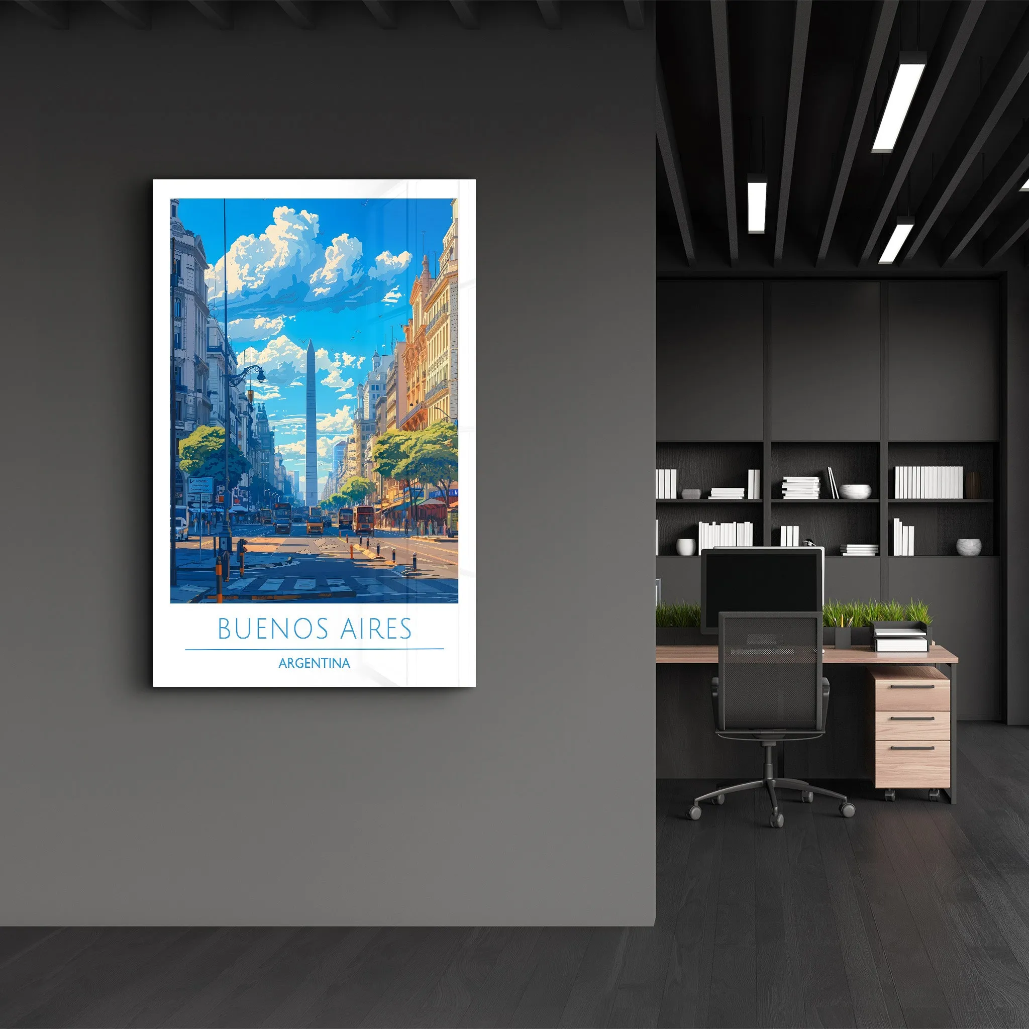 Buenos Aires Argentina-Travel Posters | Glass Wall Art