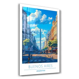 Buenos Aires Argentina-Travel Posters | Glass Wall Art