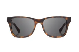 Canby XL Acetate Sunglasses | Matte Brindle / Elm Burl | Grey Polarized | Shwood