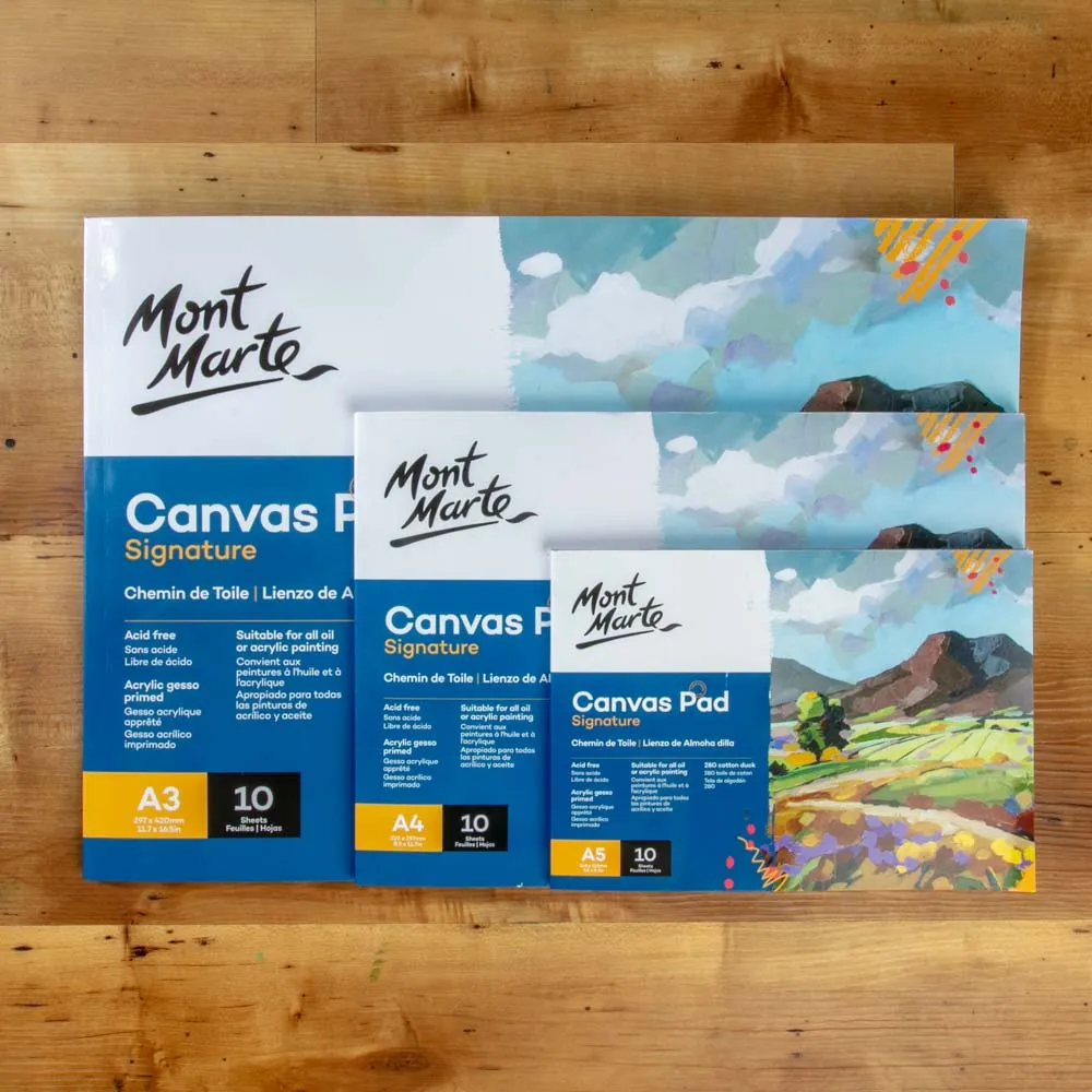 Canvas Pad Signature 10 Sheet A3 (11.7 x 16.5in)