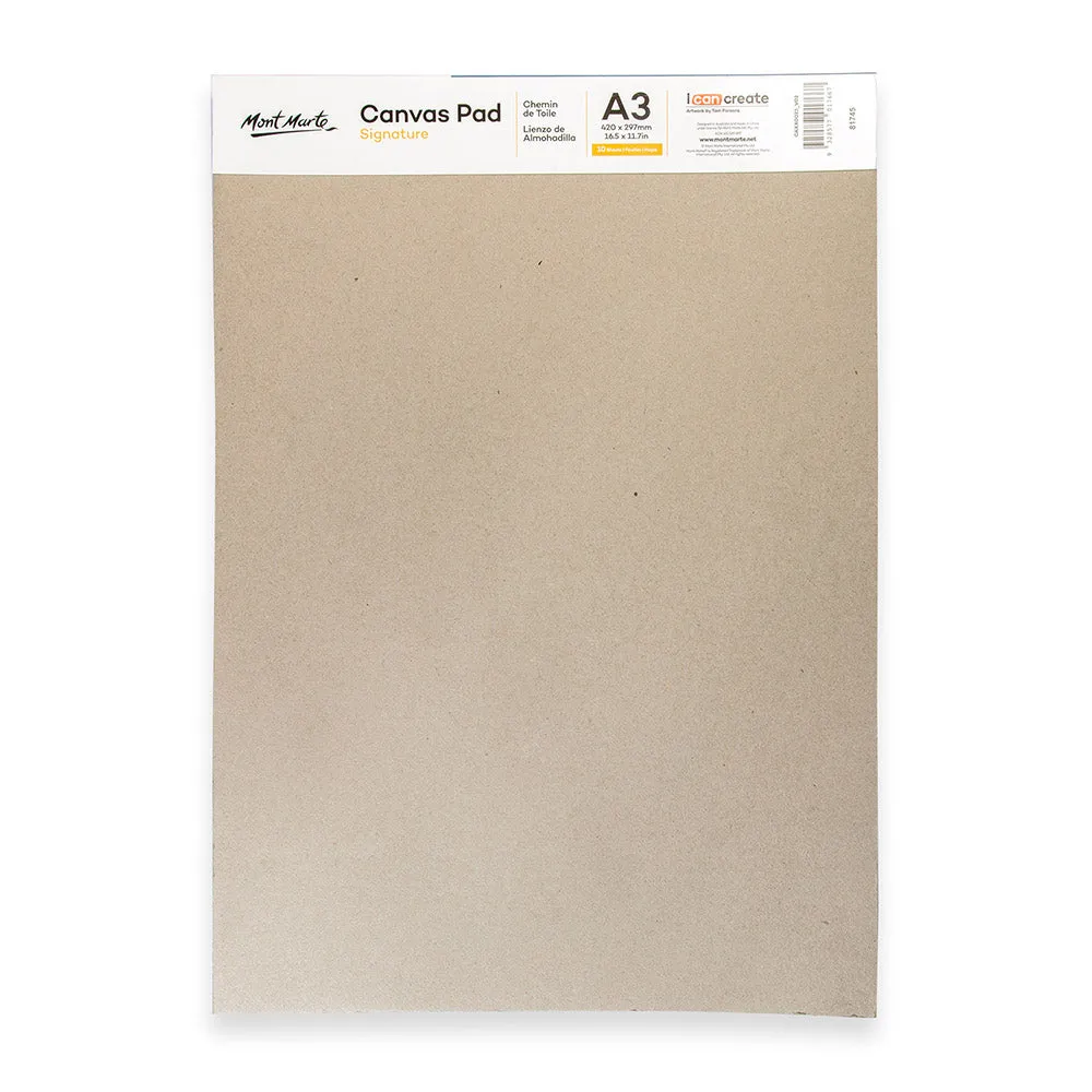 Canvas Pad Signature 10 Sheet A3 (11.7 x 16.5in)