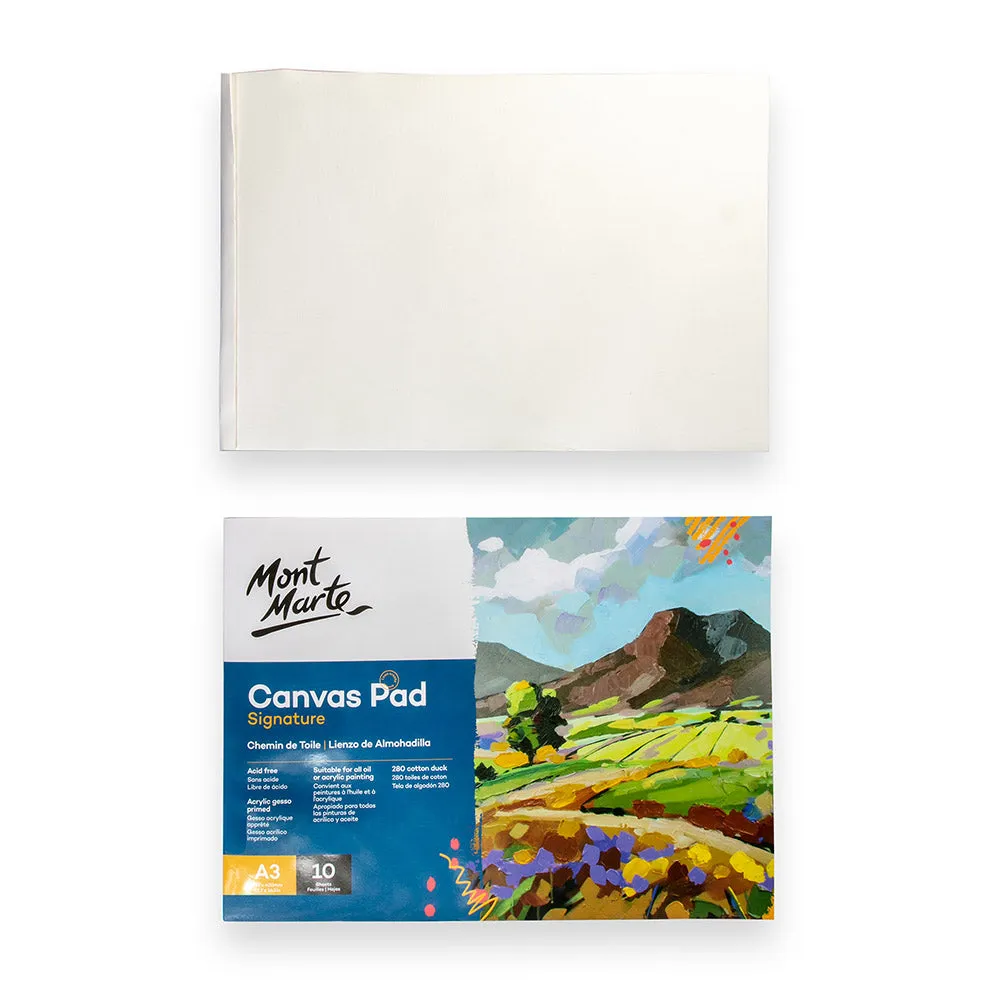 Canvas Pad Signature 10 Sheet A3 (11.7 x 16.5in)