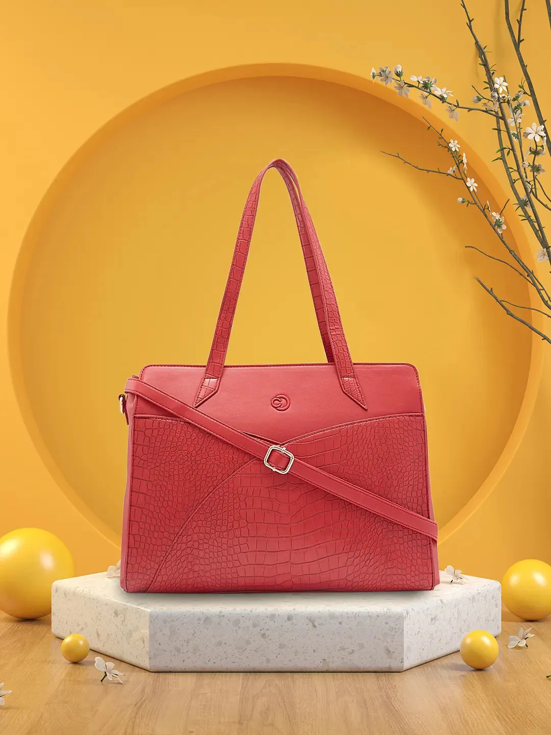 Caprese Cabo Laptop Satchel Large Red